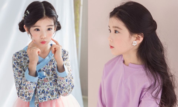 神美似IU！網路爆紅兒童模特兒金圭莉，相似度百分百根本10歲縮小版IU！