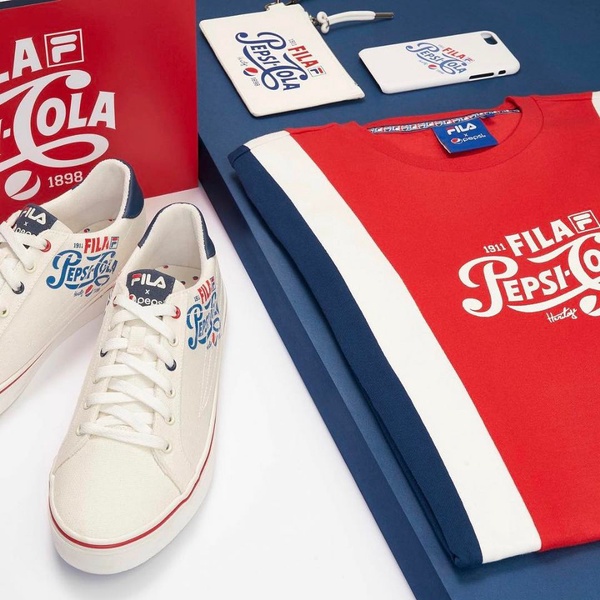 FILA和Pepsi百事可樂復古聯名又來囉～春夏款T-shirt清爽無極限！