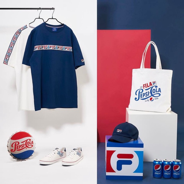 FILA和Pepsi百事可樂復古聯名又來囉～春夏款T-shirt清爽無極限！