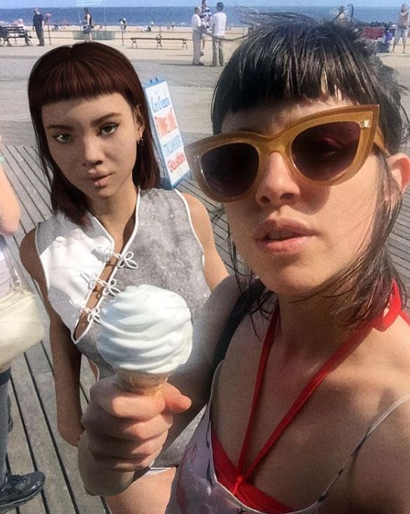 百萬追蹤時尚博主Lil Miquela她是誰？假CG人偶狂接葉配開眼界