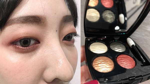 香奈兒2018夏季限量彩妝！水波紋四色眼影盤輕鬆畫出清新紅眼妝