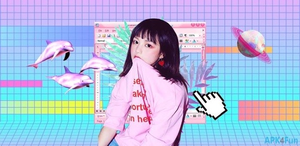 現在超火！Vaporcam App蒸汽波相片濾鏡教學，有點霓虹的1980s科幻感