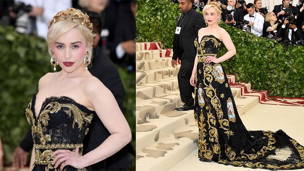 Met Gala 2018紅毯霸氣走起！蕾哈娜絕美教皇造型豔驚四座