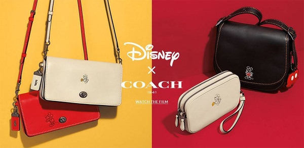 Disney X Coach 最新聯名Dark Fairy Tale系列！個性風黑色皮革和經典花紋