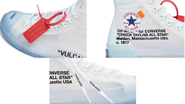 CONVERSE再推超強聯名！攜手 Off-White創辦人推出半透明球鞋！