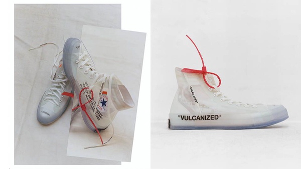 CONVERSE再推超強聯名！攜手 Off-White創辦人推出半透明球鞋！