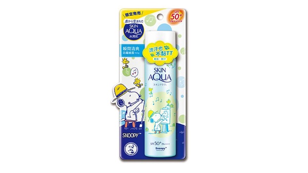 曼秀雷敦✖️SNOOPY 超可愛水潤肌防曬限定版！6款包裝台灣獨賣！