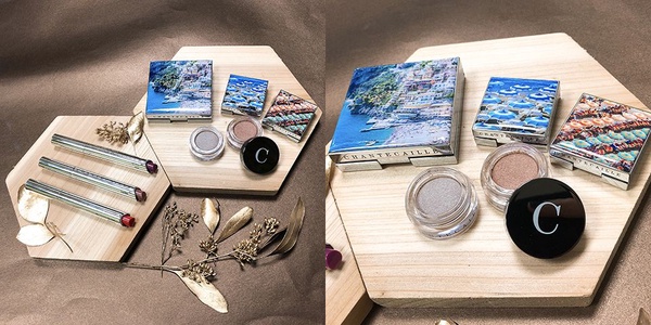 香緹卡夏季限量地中海風眼影盤、修容盤開箱！超美金屬波紋光澤一筆就夠閃亮