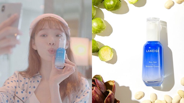 蘭芝玫瑰光雙效氣墊粉霜、水酷肌因保濕系列狂洗版韓妞IG！李聖經、朴敘俊也超愛～
