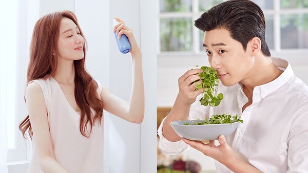 蘭芝玫瑰光雙效氣墊粉霜、水酷肌因保濕系列狂洗版韓妞IG！李聖經、朴敘俊也超愛～