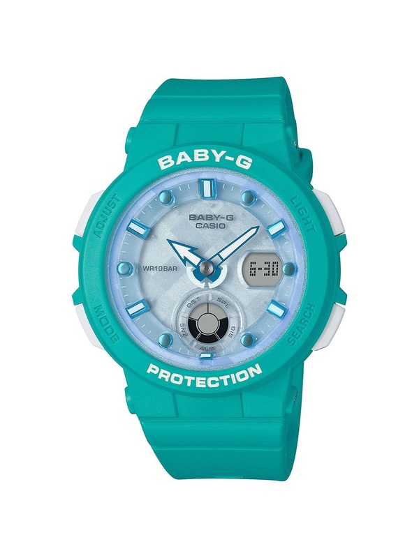 CASIO BABY-G粉嫩貝殼錶激發少女心！粉藍、粉紅和純白配色清涼又百搭