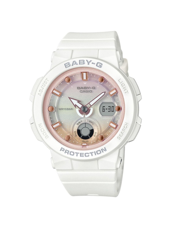 CASIO BABY-G粉嫩貝殼錶激發少女心！粉藍、粉紅和純白配色清涼又百搭