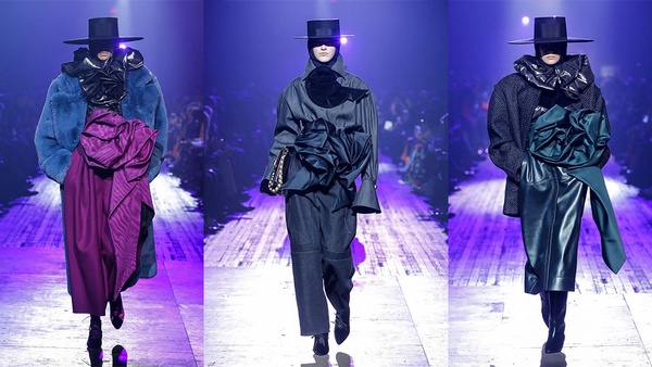從Marc Jacobs大秀搶先看2018秋冬怎麼穿！多層次、誇張復古肩線設計，越誇張越時尚！