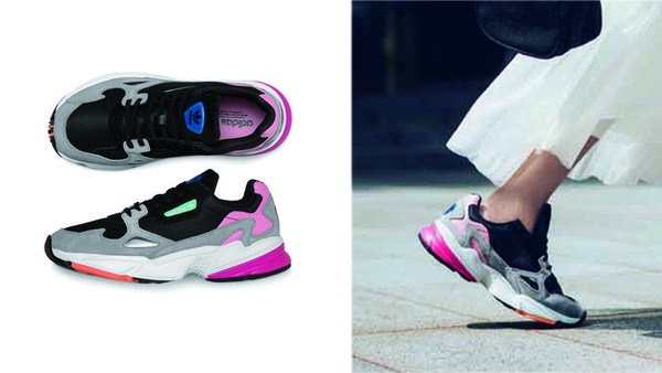 穿這款復古有型還能腿變長？！adidas Originals老爹鞋Falcon個性女孩必買！