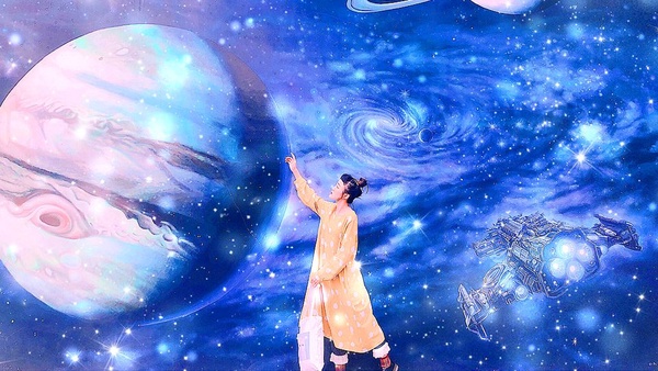 這裡是國小？網美打卡景點5推薦，宇宙3D彩繪牆在哪裡