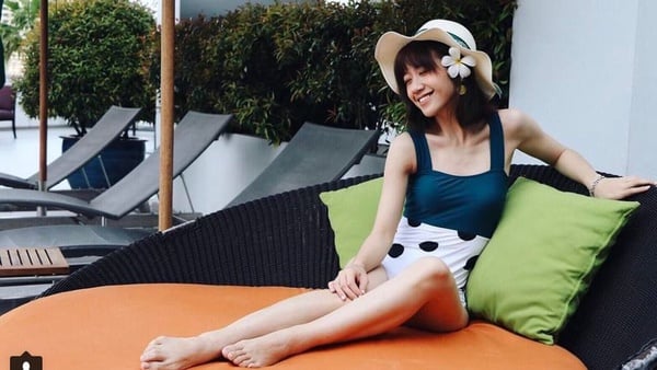 Lulu泳裝照傲曬逆天美腿！纖細下半身跟她這樣練出來