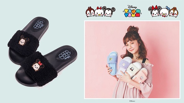 TSUM TSUM馬卡龍色毛毛拖鞋超可愛！搶先看Grace Gift全新TSUM TSUM鞋款全系列