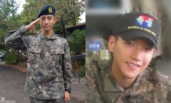 四大美男軍中曬合影！27位現役男神兵入伍、退伍時間總整理
