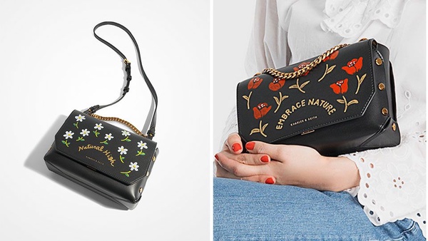 日本超人氣插畫家聯名！CHARLES & KEITH x WALNUT系列官網限量包款，優雅花卉六月開賣！