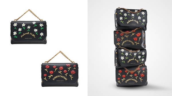 日本超人氣插畫家聯名！CHARLES & KEITH x WALNUT系列官網限量包款，優雅花卉六月開賣！