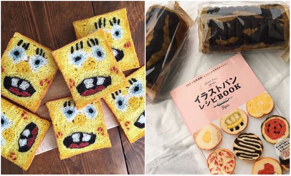 把卡通放到吐司？驚奇的麵包藝術甜點
