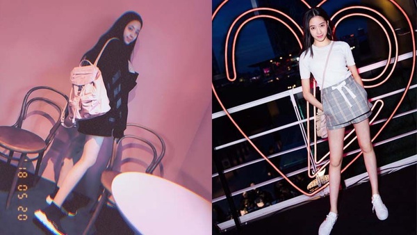 歐陽娣娣才13歲身高已快超越妮妮！細長美腿和明星氣勢被讚名模潛力股