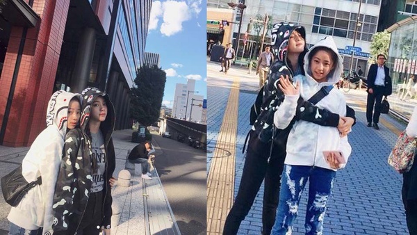 歐陽娣娣才13歲身高已快超越妮妮！細長美腿和明星氣勢被讚名模潛力股