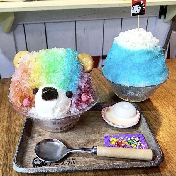 夏日刨冰就推彩虹色系，太魯閣晶英酒店推出夏日限定甘蔗彩虹冰沙，還有第二家也是可愛到不行