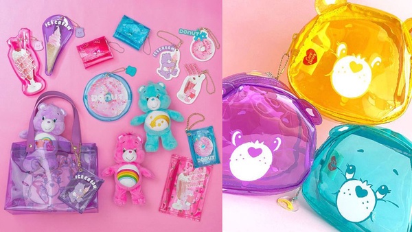 Care Bears x PLAZA！彩虹小熊超萌PVC造型包、手機殼、生活日用品通通都有它