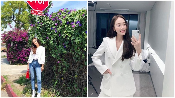 Jessica夏天白色穿搭推薦！「最會穿白色的女人」真心太美了！