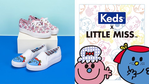 Keds X LITTLE MISS 二度聯名啦～《奇先生妙小姐》全新角色讓你甜美整個夏天！