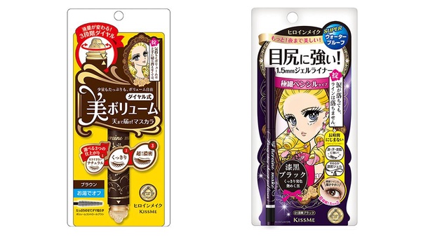 KISS ME睫毛膏出新色，聯手插畫家幫包裝換新衣！今夏化妝包裡必收！