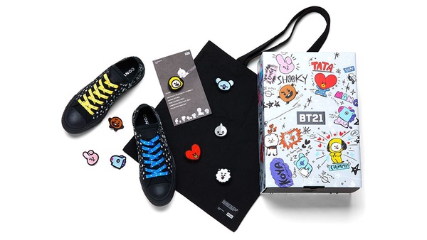 CONVERSE X BT21 八月即將強力登陸！只在這兩個地方限量發售！