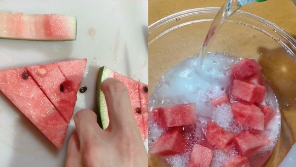 西瓜配雪碧？韓國人夏天必吃「西瓜花菜」，一起來動手做做看吧～