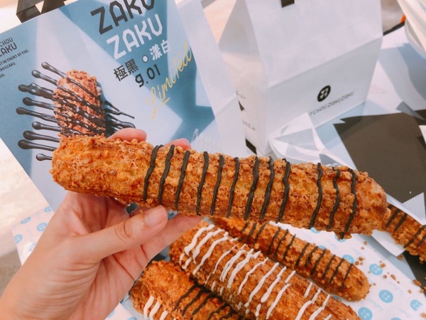 ZAKUZAKU棒棒泡芙微風北車店8/10開幕！全新黑白巧克力款帶你搶先看！