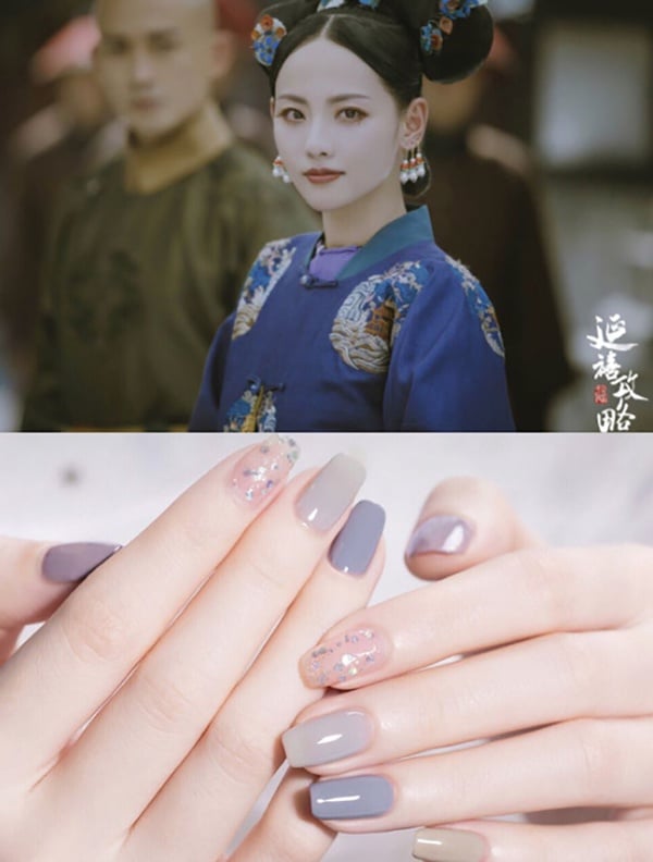 20款《延禧攻略》莫蘭迪色美甲設計推薦，灰色調好氣質好水！加碼台北好評美甲店