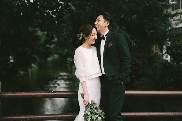 柯佳嬿＆坤達拍婚紗！法式優雅風婚紗，楊丞琳、丁文琪也愛穿！