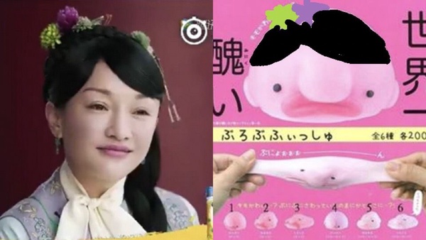 周迅激似海生物，乾隆撞臉ziont，古今明星大撞臉實在太逗趣！