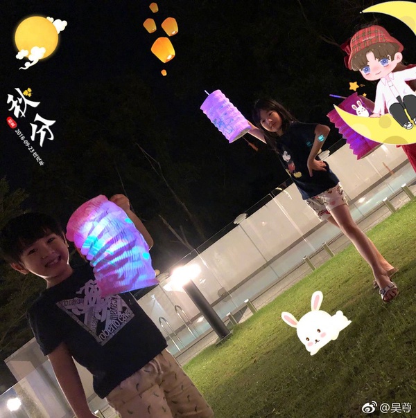 吳尊女兒Neinei長腿抽高掀話題！中秋節再曝新照片，更新最近在幹嘛