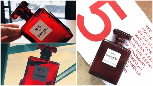 香奈兒紅色耶誕獻禮上市~和紅色N°5擺在一起的畫面太醉人!