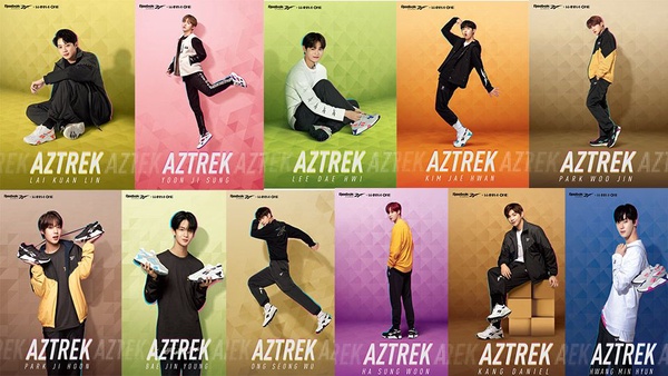 Reebok x Wanna One老爹鞋又來啦！第三彈AZTREK全新色系強勢登場〜