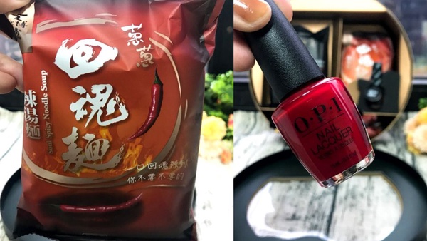你看過拌麵和指甲油聯名嗎？金博家 X OPI 限量聖誕禮盒驚喜上市！