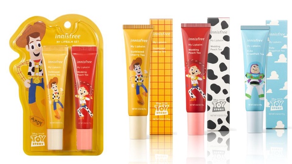 innisfree x 玩具總動員聯名美妝，2月滿額再送胡迪、巴斯光年聯名環保袋