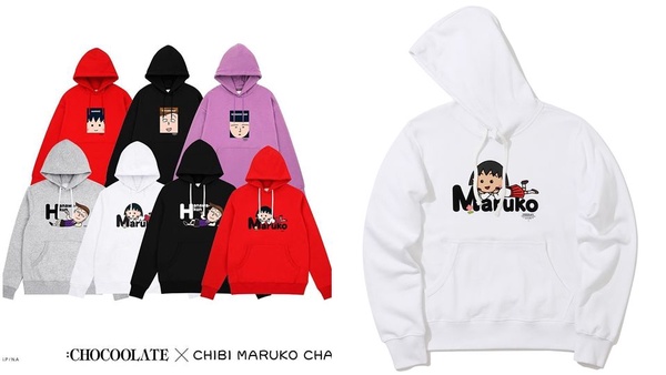 :CHOCOOLATE x 櫻桃小丸子聯名服飾，竟然還推出小丸子紅色書包，不搶怎麼行？