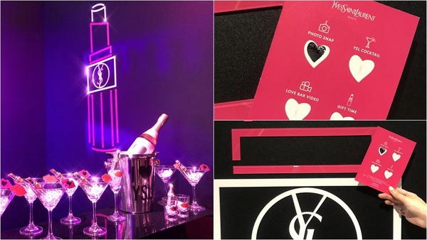 YSL全球首座【LOVE BAR】快閃登場，情挑金管熱賣色通通買得到！