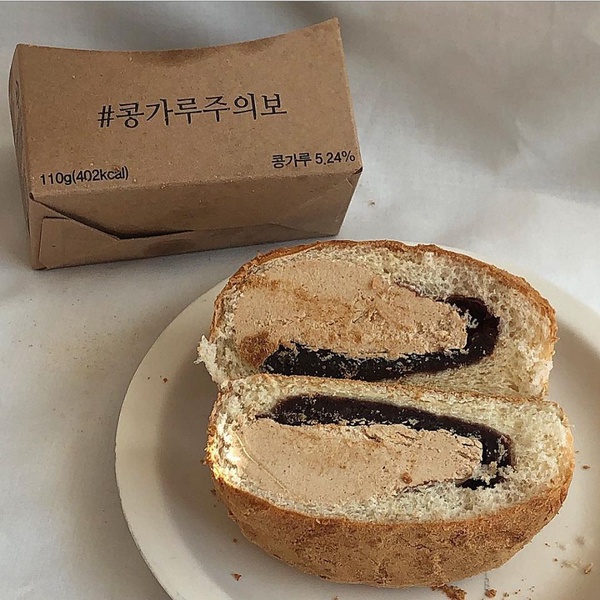 韓國超商推出新品「豆沙髒髒包」！大口咬下滿滿爆醬豆沙、奶油內餡超犯規！