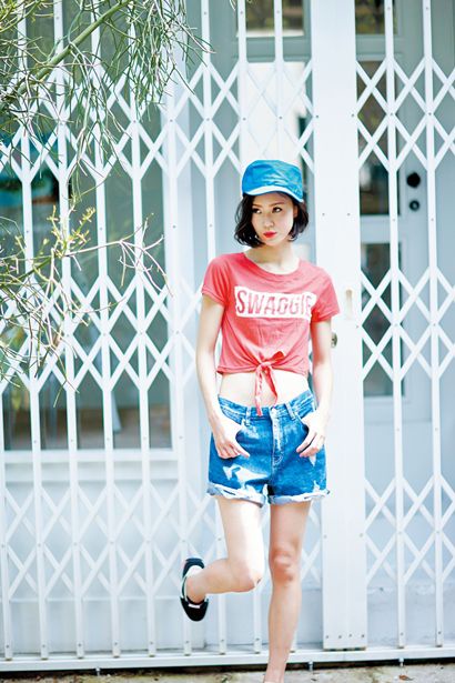潮女夏季時尚「CropTop PK Oversize」！！