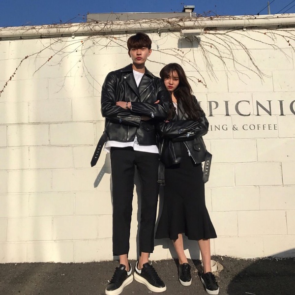 韓國情侶穿搭IG，閃得這麼好看，單身狗也認了!