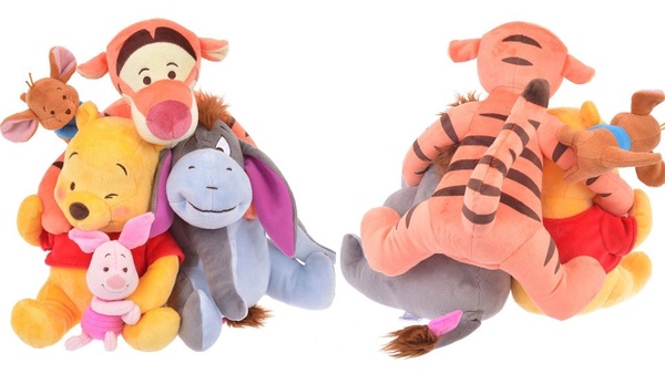 DISNEY HUG 系列玩偶X小熊維尼、動物方程式、杯麵抱在一起好溫暖！