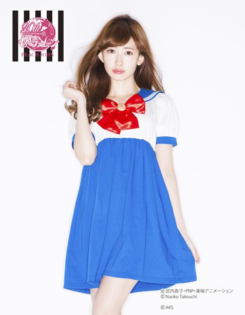 「美少女戰士xPEACH JOHN聯名系列」裝扮公開！
